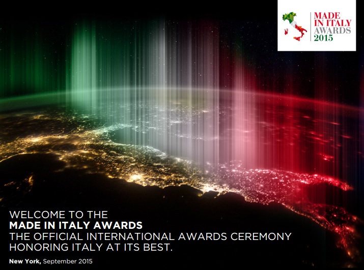 Alta Moda, Carlo Alberto Terranova di New Land Couture vince il premio Made in Italy Awards 2015